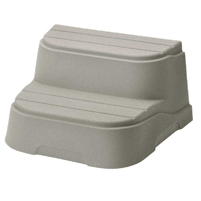 LifeSmart 4 Person Square Hot Tub Spa w/ 13 Jets & Cover w/ Steps (2 Pack)