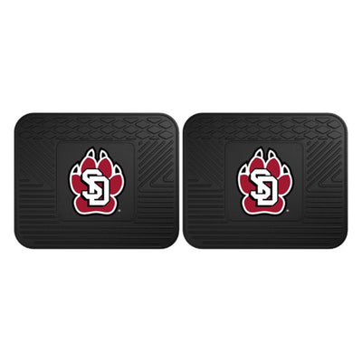 Fanmats 14 x 17 Inch Vinyl Universal Fit Back Car Mat Set, South Dakota Coyotes - VMInnovations