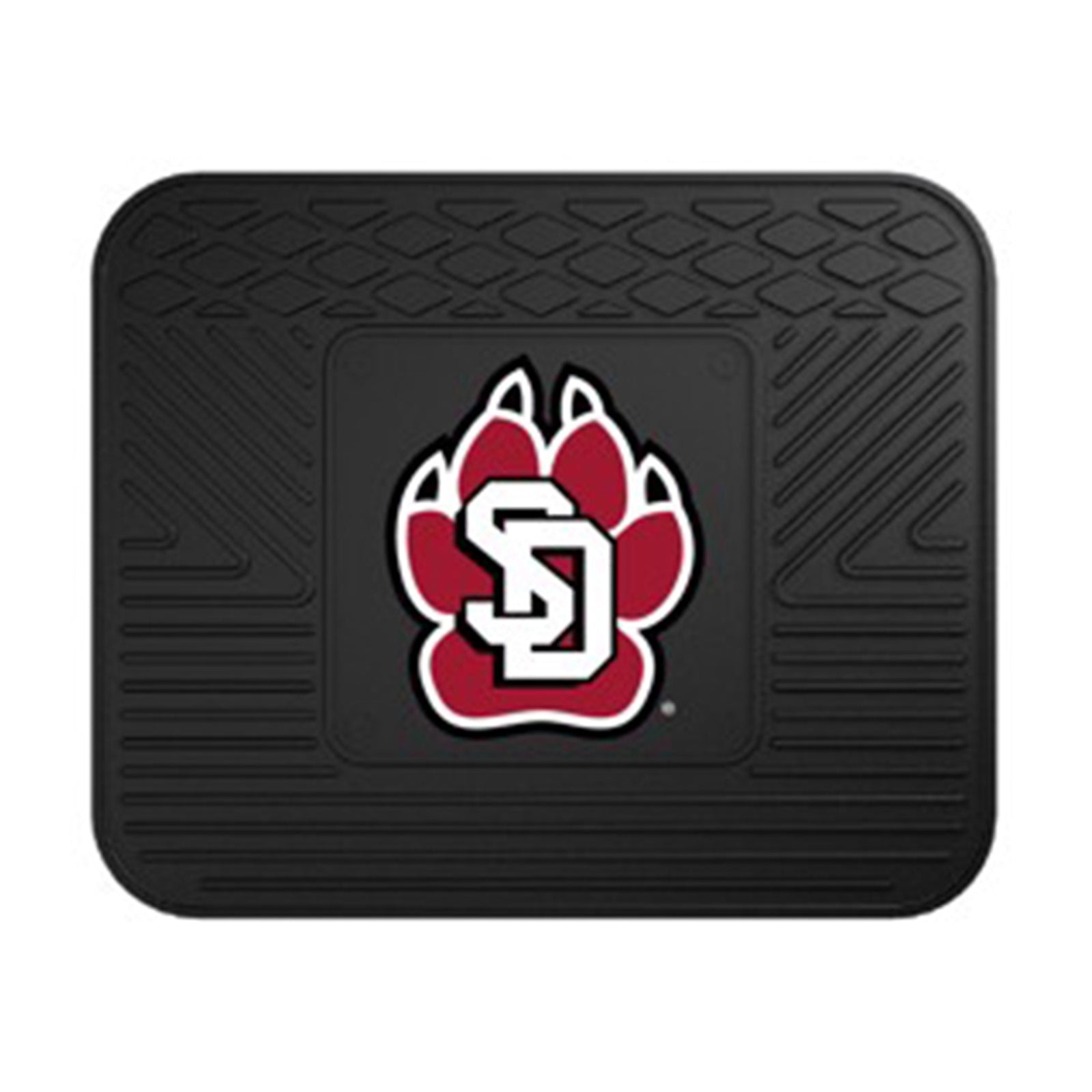 Fanmats 14 x 17 Inch Vinyl Universal Fit Back Car Mat Set, South Dakota Coyotes - VMInnovations