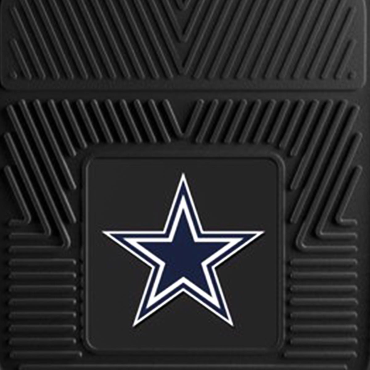 Fanmats 27 x 17" Vinyl Front Car Floor Mat 2 Piece Set, Dallas Cowboys(Open Box)