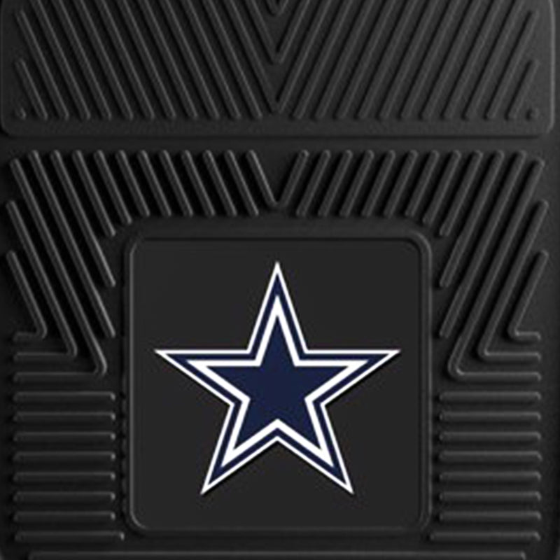 Fanmats 27"x17" Vinyl Front Car Floor Mat 2 Piece Set, NFL Dallas Cowboys (Used)