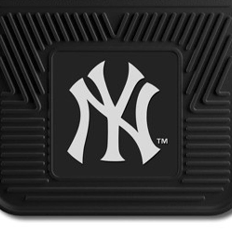 Fanmats 27 x 17 Inch Vinyl Front Car Floor Mat 2 Piece Set, MLB New York Yankees