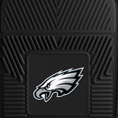 Fanmats 27x17" Vinyl Front Car Floor Mat 2 Piece Set, NFL Eagles (Open Box) - VMInnovations