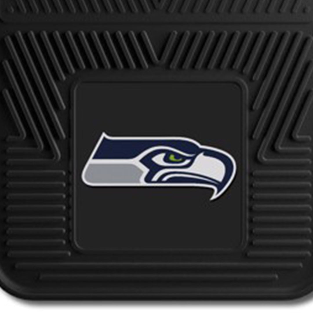 Fanmats 27x17 Inch Vinyl Front Car Floor Mat 2 Piece Set, NFL Seattle Seahawks