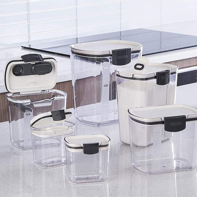 Progressive International 8 Piece Set with Coffee Container & Grain Container