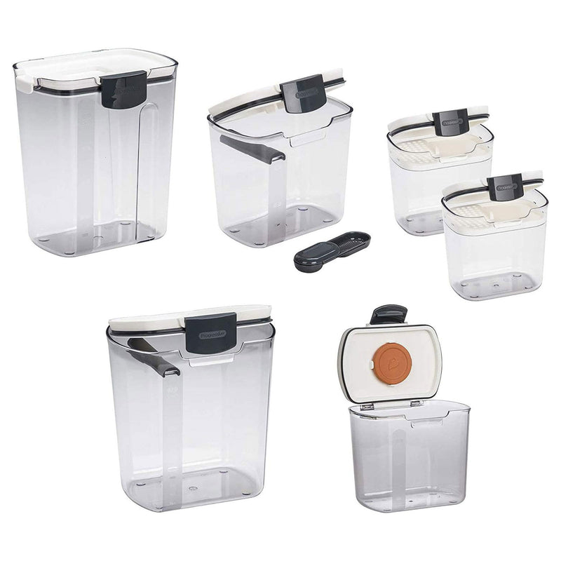 Progressive International 8 Piece Set with Coffee Container & Grain Container