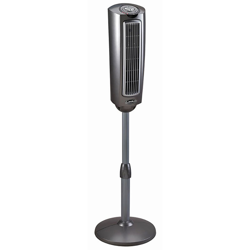 Lasko 2535 52 Inch 3 Speed Oscillating Tower Pedestal Fan with Remote (Open Box)
