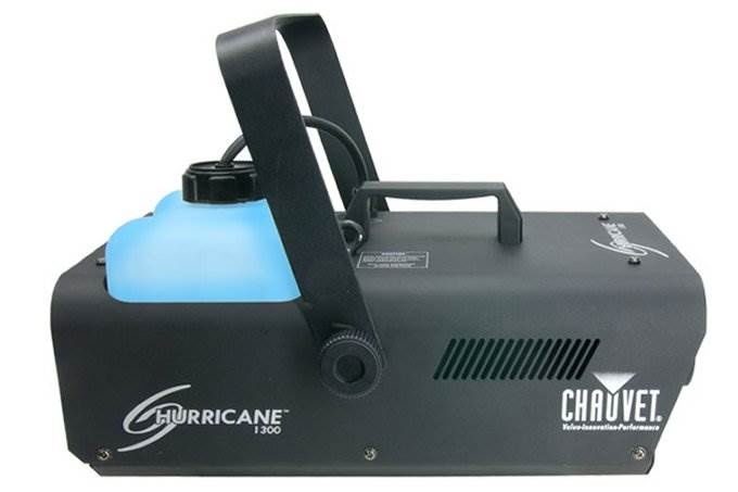 (2) CHAUVET LED Mini Strobe Lights + Hurricane H1300 Smoke Fog Machine w/ Remote