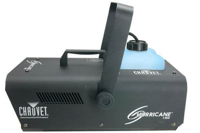 (2) CHAUVET LED Mini Strobe Lights + Hurricane H1300 Smoke Fog Machine w/ Remote