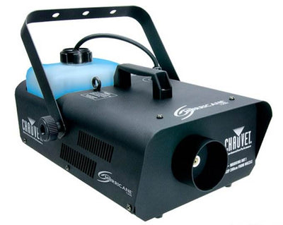 (2) CHAUVET LED Mini Strobe Lights + Hurricane H1300 Smoke Fog Machine w/ Remote