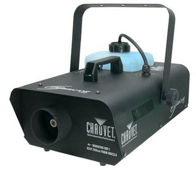 CHAUVET LED Mini Strobe Light + Hurricane H1300 Fog Smoke Machine + FC-T Remote