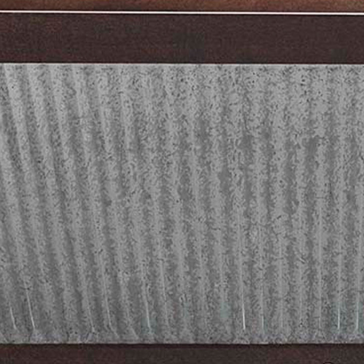 Southern Patio 24" Westlake Deck Rail Garden Planter, Rustic Galvanized (2 Pack) - VMInnovations