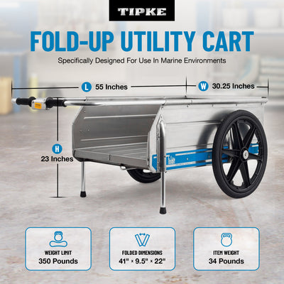 Tipke Manufacturing Company Foldit Do It All Aluminum Folding Cart (Used) - VMInnovations