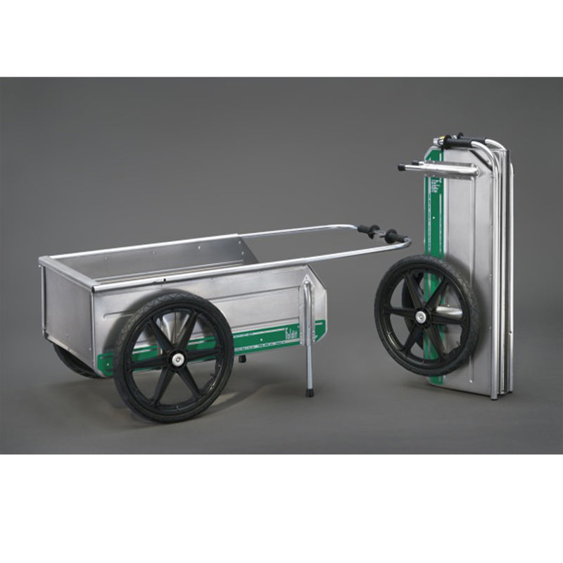 Tipke Manufacturing Company Foldit Do It All Aluminum Folding Cart, Green Stripe