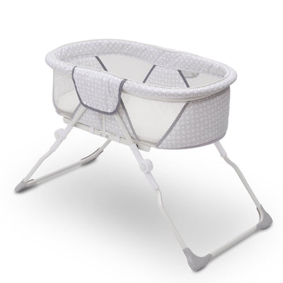 Delta Children 2284 EZ Fold Ultra Compact Travel Newborn Bassinet, Inner Circle - VMInnovations