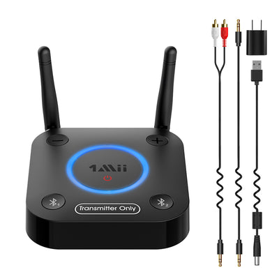 1Mii B06TX Long Range Bluetooth 5.0 Transmitter for TV to Headphones (For Parts)