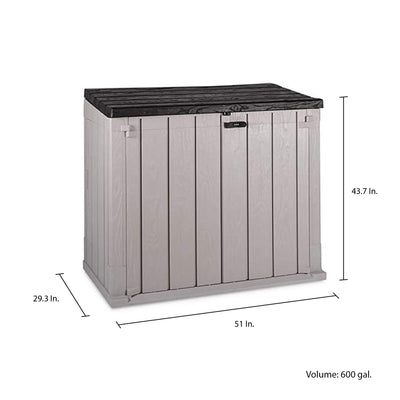 Stora Way All Weather Outdoor 6' x 3.5' Storage Shed Cabinet (Used)