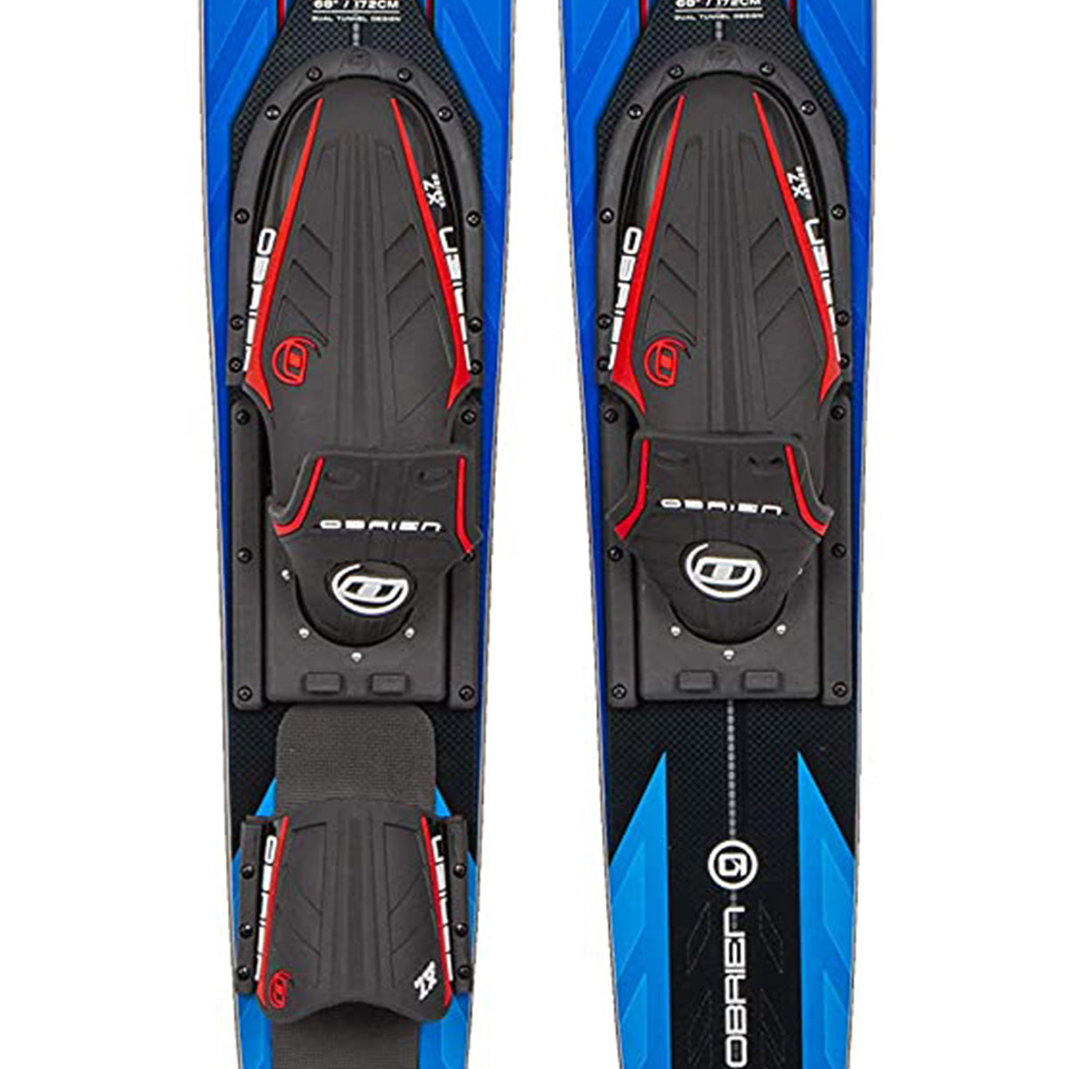 O'Brien Watersports Adult 68 inches Performer Combo Water Skis, Blue and Black