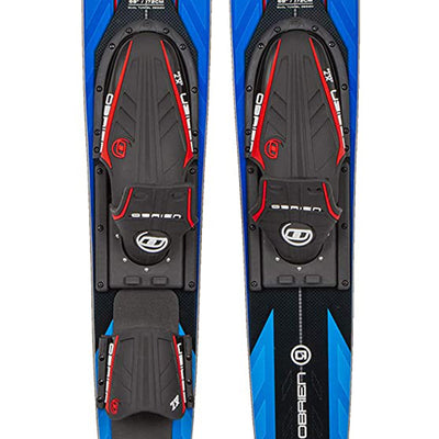 O'Brien Watersports Adult 68 inches Performer Combo Water Skis, Blue and Black