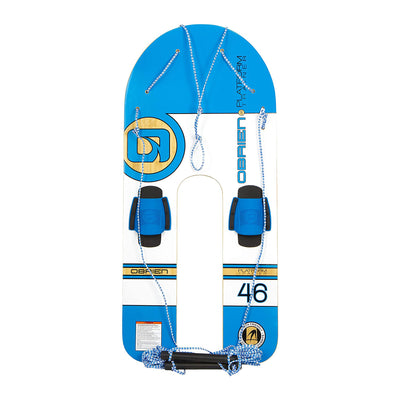 O'Brien Watersports 46 Inch Kids Platform Trainer Towable Waterski, Blue & White - VMInnovations