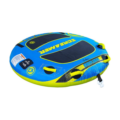 O'Brien Oval Shock Ball Towable Rope Float and Screamer Inflatable Boating Tube