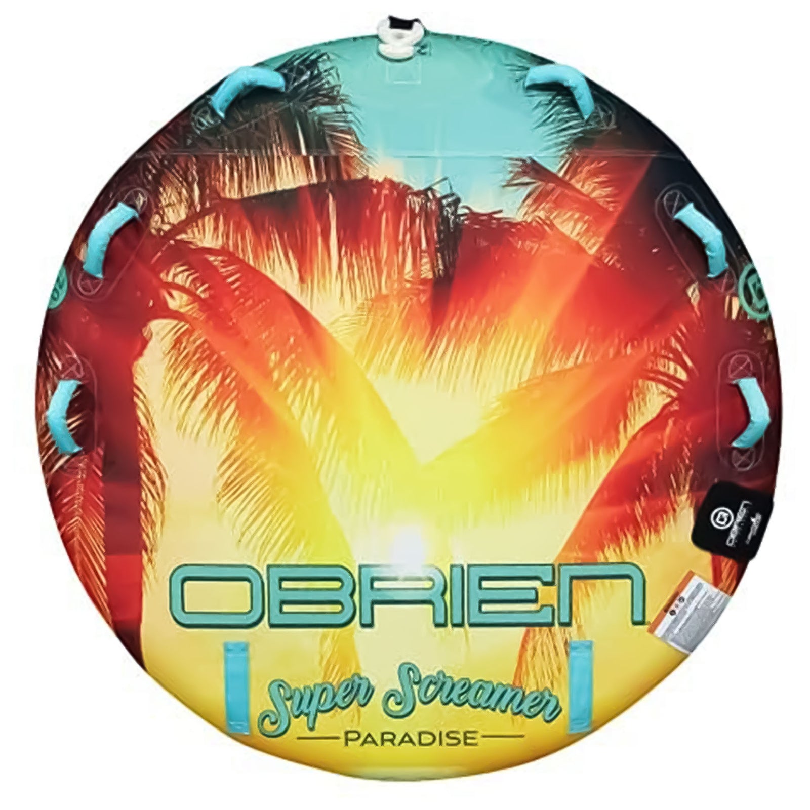 O'Brien Super Screamer 2 Person Inflatable and Towable Water Sports Tube Raft - VMInnovations