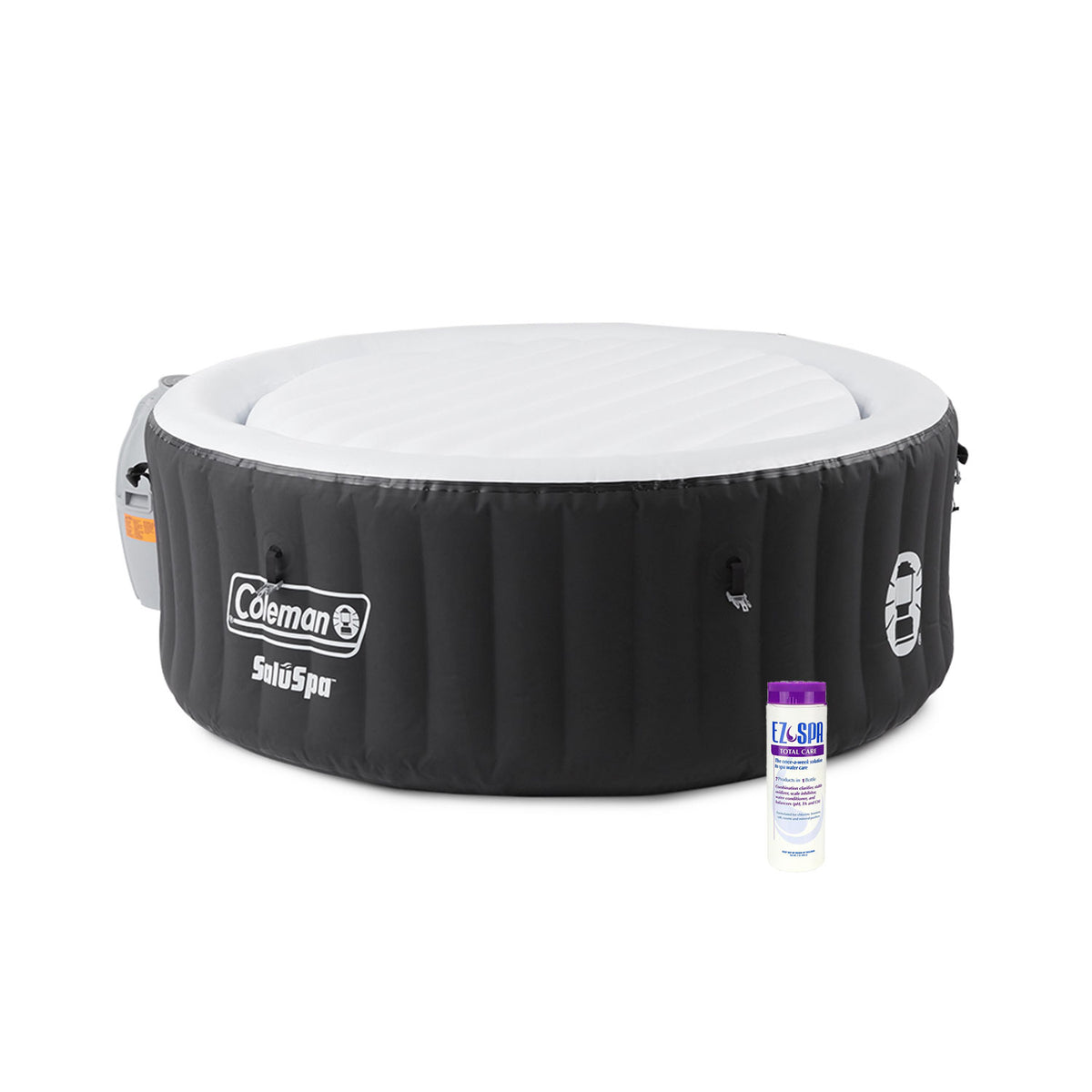 Coleman Miami Spa 4 Person Inflatable Hot Tub w/ EZ Spa Water Chemical Treatment