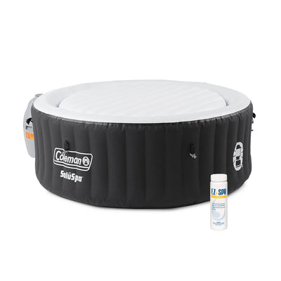 Coleman Miami Spa 4 Person Inflatable Air Jet Hot Tub with Balancing Chemicals - VMInnovations