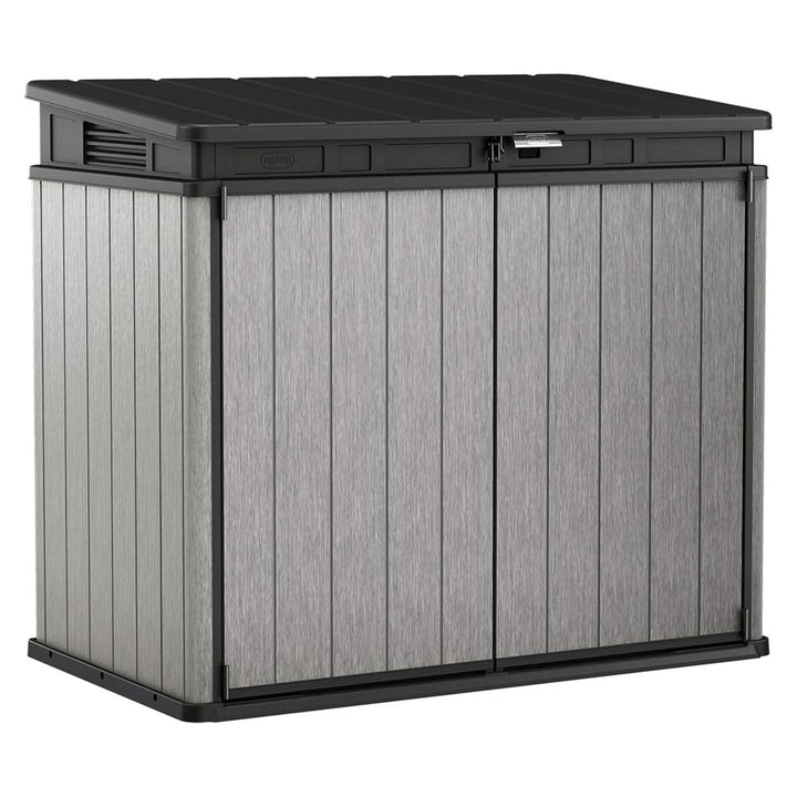 Keter Elite Store Outdoor Storage Shed 4.6 by 2.7 Foot, Deco Grey (Open Box)