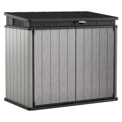 Keter KET-237831 Elite Store Storage Shed 4.6 by 2.7 Foot, Deco Grey (For Parts) - VMInnovations