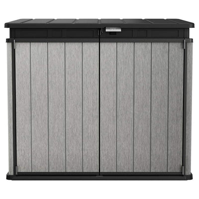 Keter Elite Store Outdoor Storage Shed 4.6 by 2.7 Foot, Deco Grey (Open Box) - VMInnovations