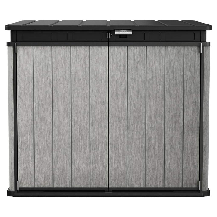 Keter Elite Store Outdoor Storage Shed 4.6 by 2.7 Foot, Deco Grey (Open Box)