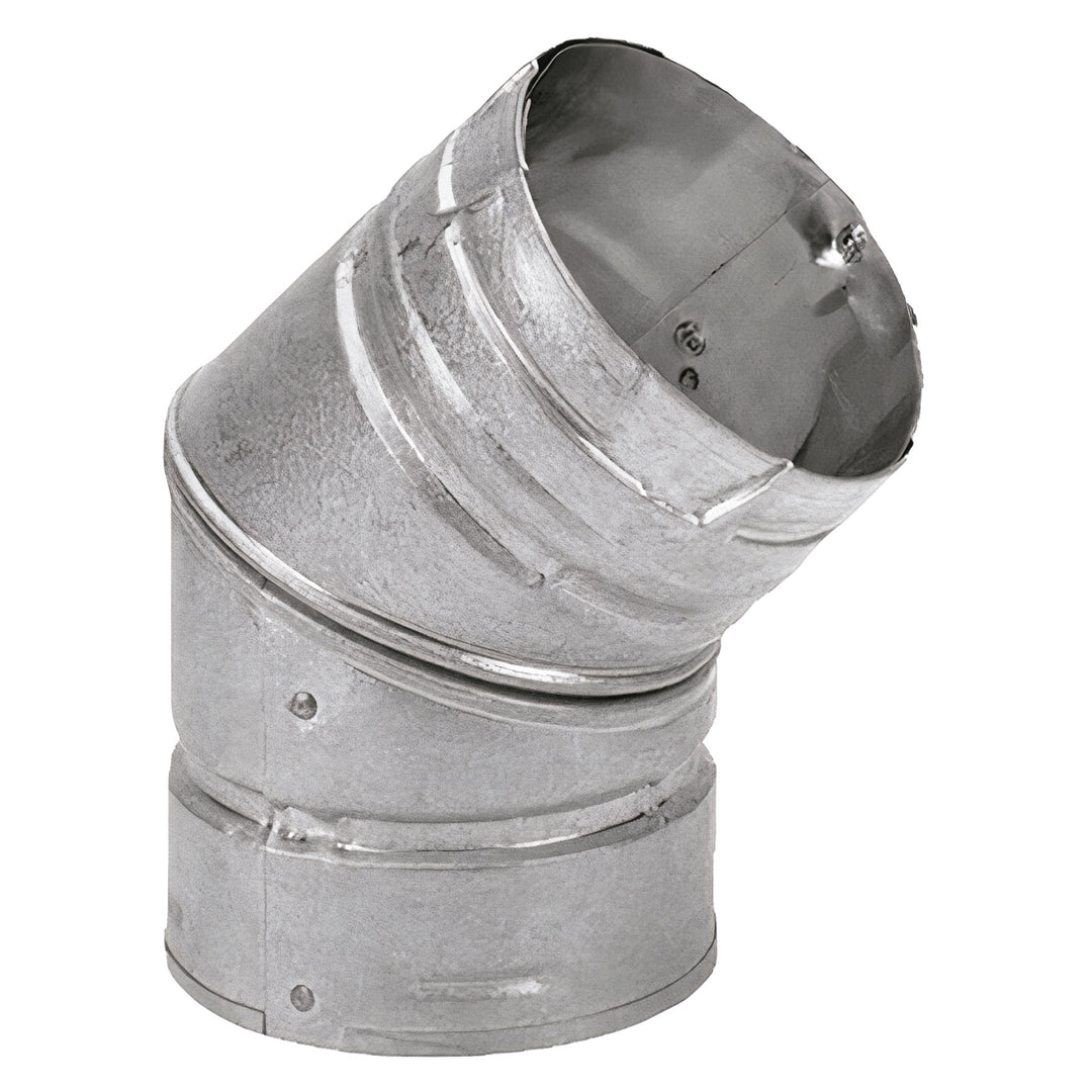 DuraVent 3PVL-E45 PelletVent Stainless Steel 45 Degree Elbow Stove Pipe (Used)