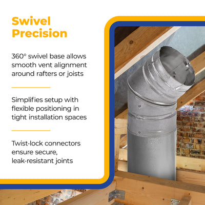 DuraVent 3PVL-E45 PelletVent Stainless Steel 45 Degree Elbow Stove Pipe (Used) - VMInnovations