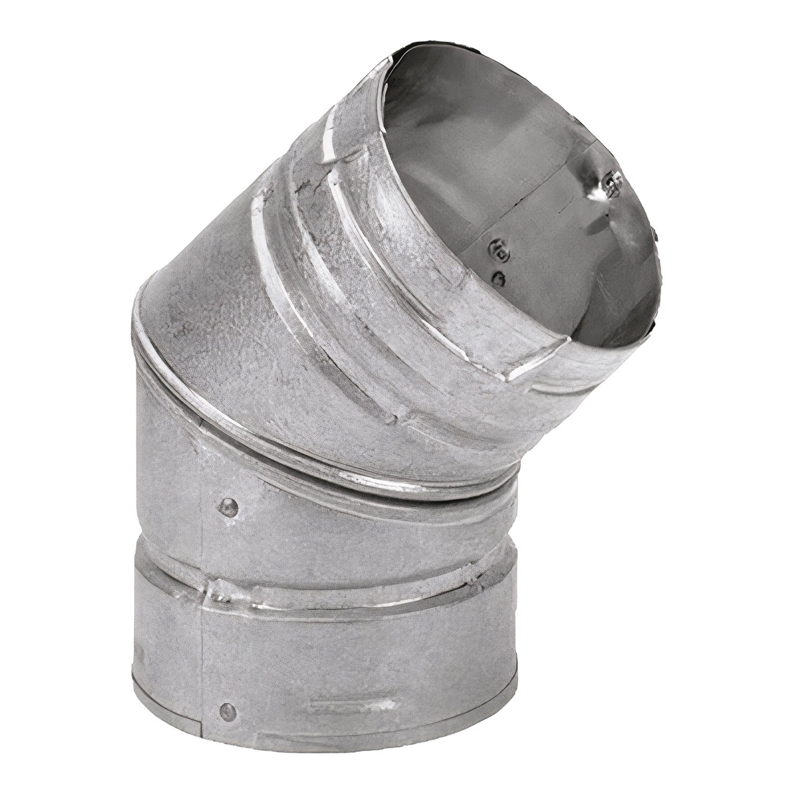 DuraVent 3PVL-E45 PelletVent Stainless Steel 45 Degree Elbow Stove Pipe (Used) - VMInnovations