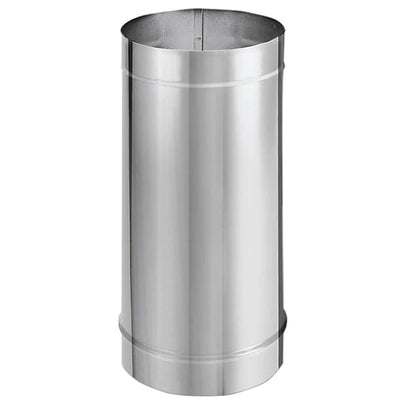 DuraVent DuraBlack Stainless Steel Single Wall Stove Pipe, 48x6 Inch (Open Box)