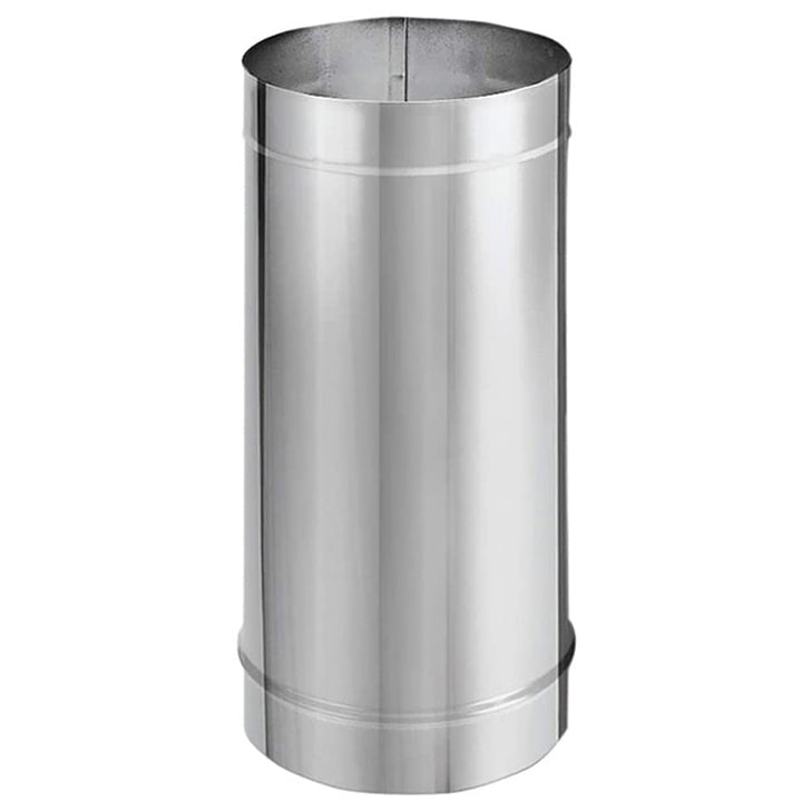 DuraVent DuraBlack Stainless Steel Single Wall Stove Pipe, 48x6 Inch (Open Box)
