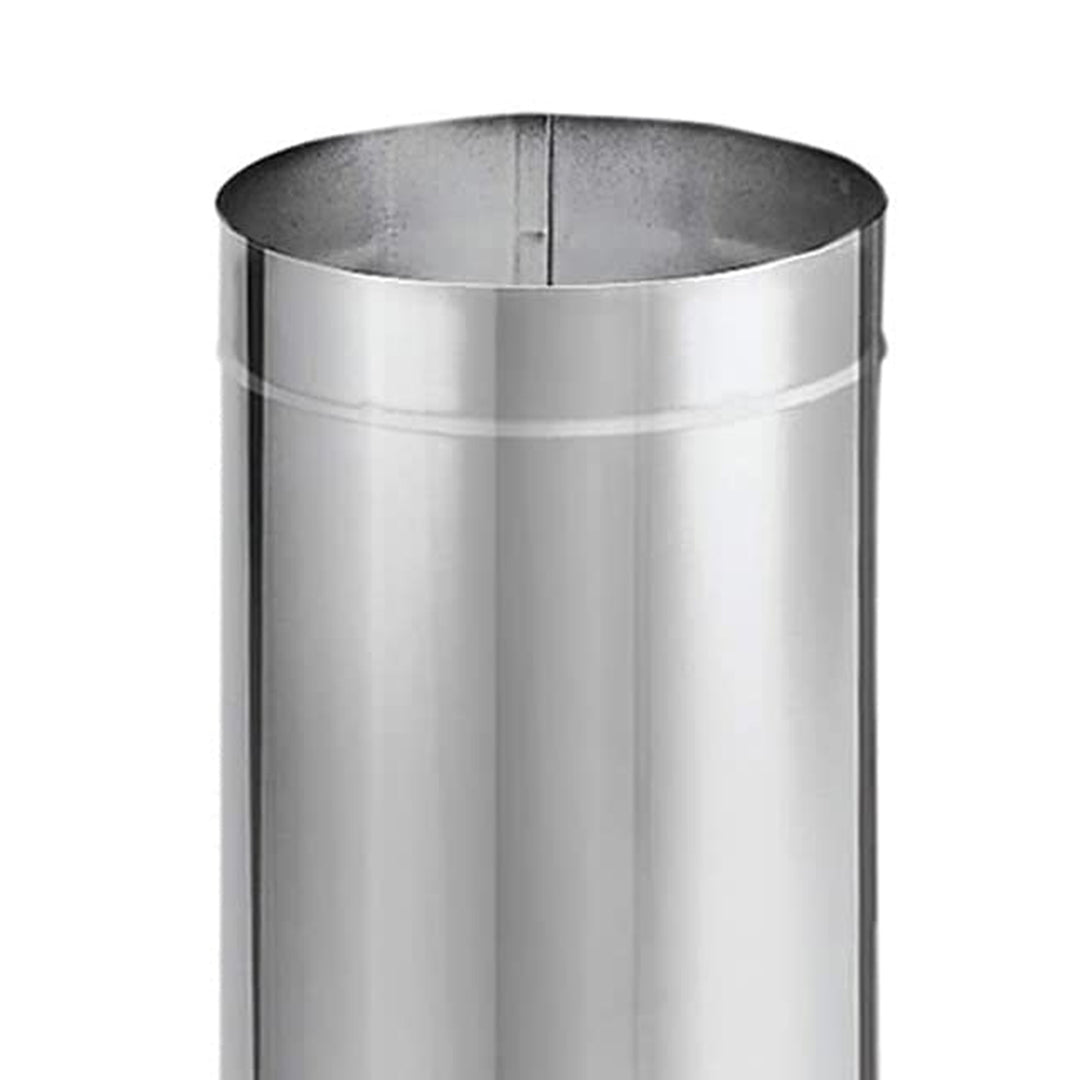 DuraVent DuraBlack Stainless Steel Single Wall Stove Pipe, 48x6 Inch (Open Box)
