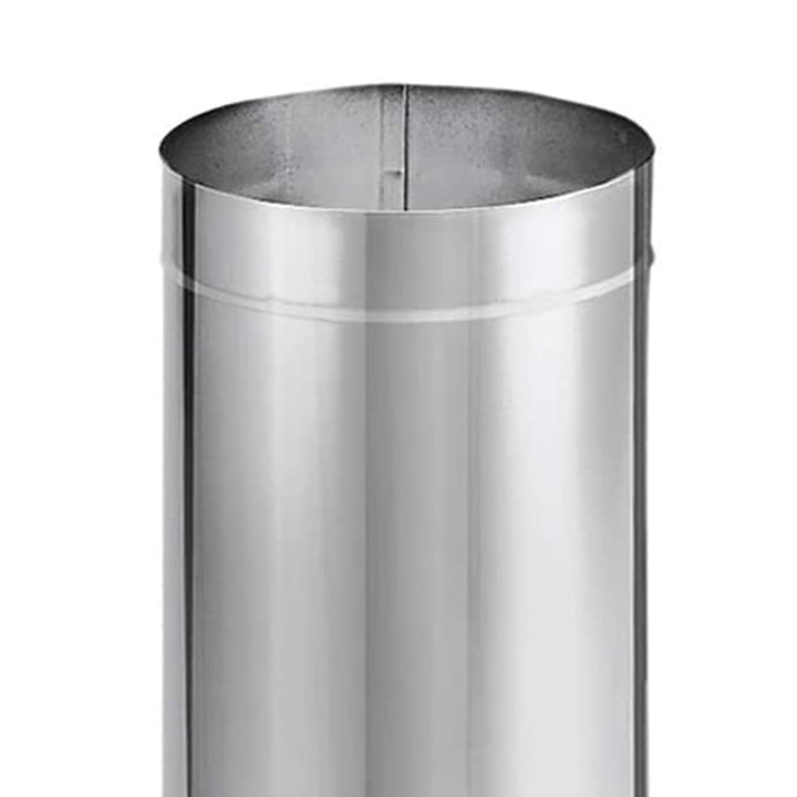 DuraVent DuraBlack Stainless Steel Single Wall Stove Pipe, 48x6 Inch (Open Box)