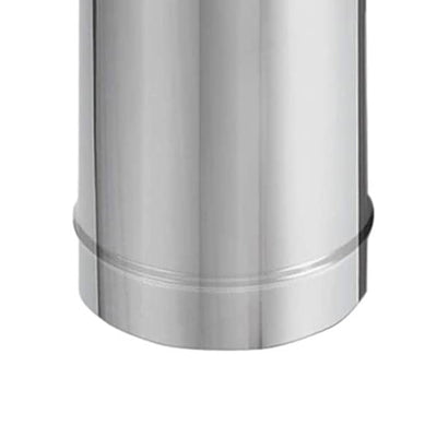 DuraVent DuraBlack 6DBK-48SS 48 x 6 Inch Stainless Steel Single Wall Stove Pipe