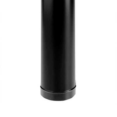 DuraVent DuraBlack Telescoping Adjustable Finishing Stove Pipe, 6 in (Open Box) - VMInnovations
