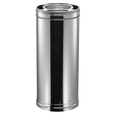 DuraVent DuraPlus Galvanized Steel Triple Wall Stove Pipe, 24" x 6" (Damaged) - VMInnovations