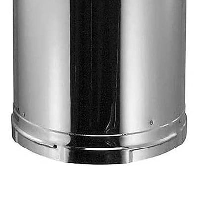 DuraVent DuraPlus Galvanized Steel Triple Wall Stove Pipe, 24" x 6" (Damaged) - VMInnovations