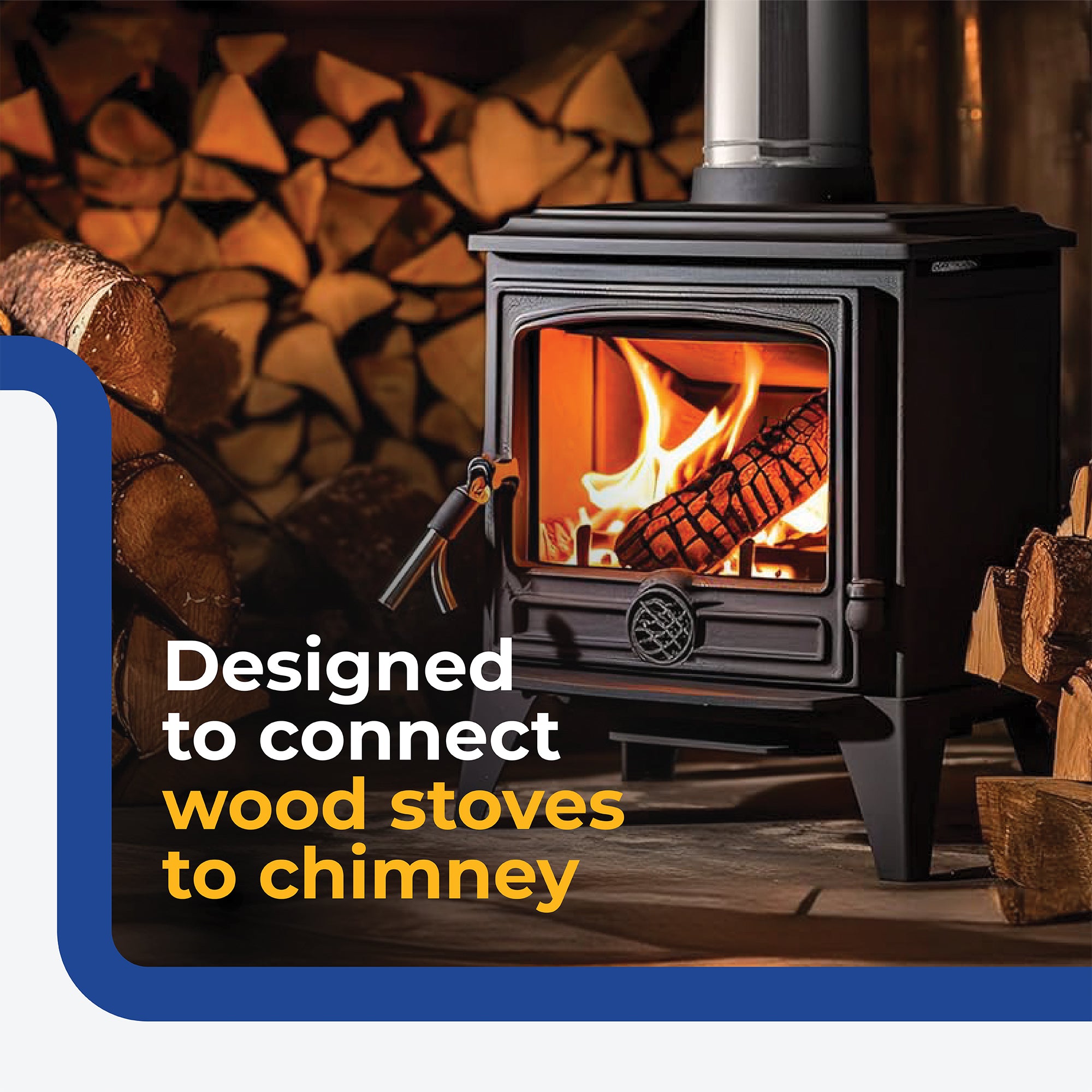 DuraVent DuraPlus Stainless Steel Triple Wall Stove Pipe, 24 x 6 Inch (Open Box) - VMInnovations