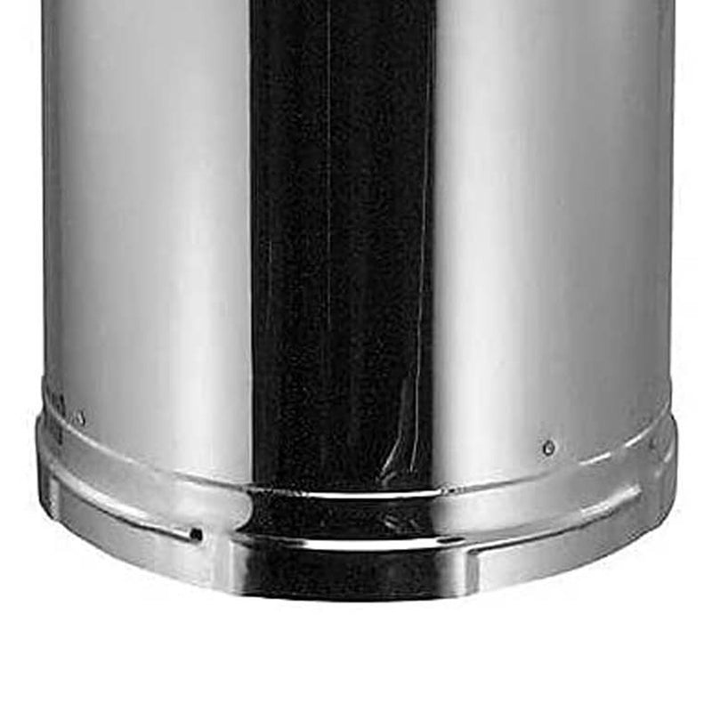 DuraVent DuraPlus Stainless Steel Triple Wall Stove Pipe, 24 x 6 Inch (Open Box)