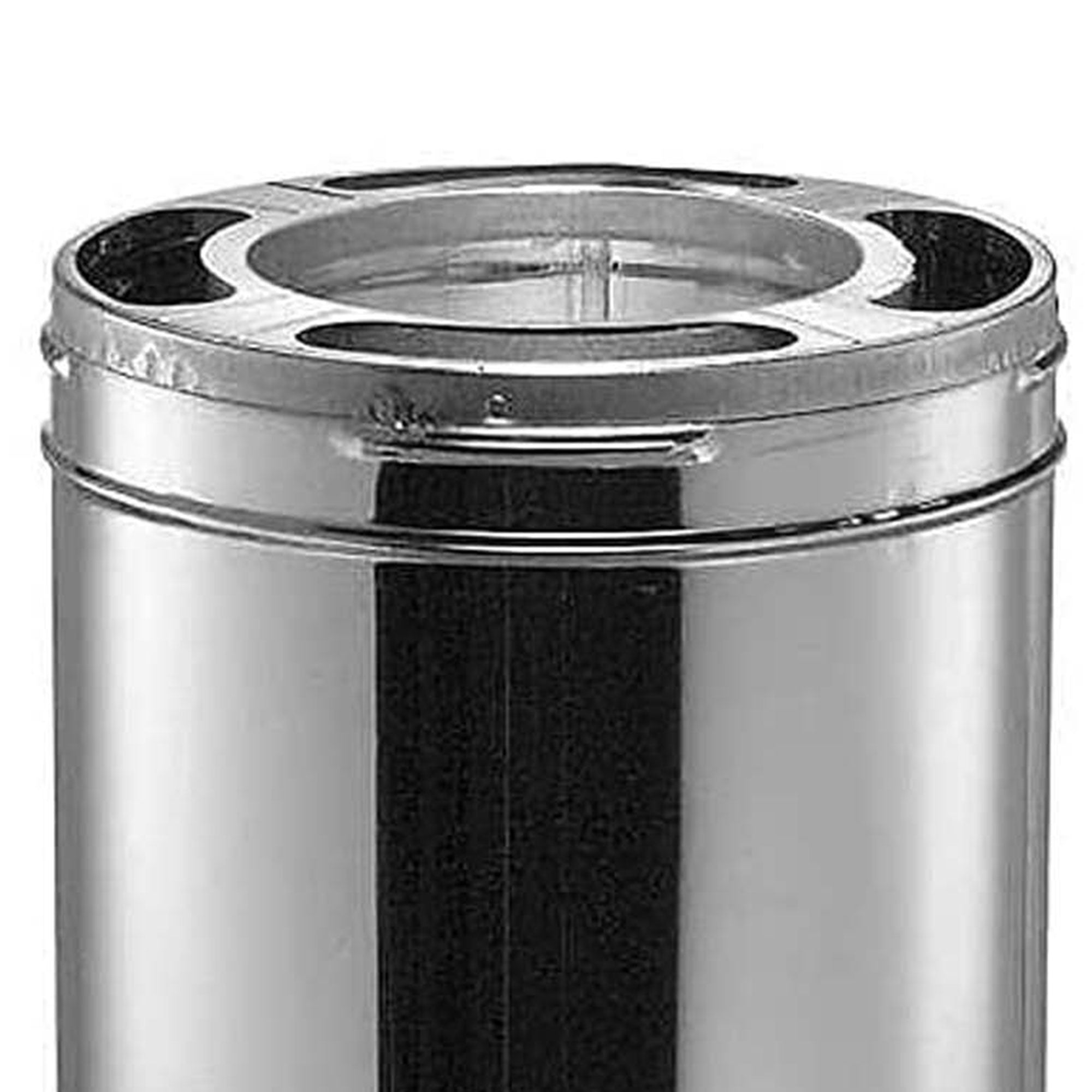 DuraVent DuraPlus Stainless Steel Triple Wall Stove Pipe, 24 x 6 Inch (Open Box) - VMInnovations