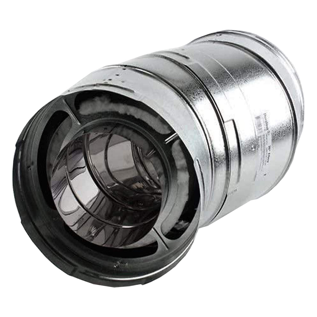 DuraVent 6DP-E30K DuraPlus 6 Inch 30 Degree Stainless Steel Swiveling Elbow Kit - VMInnovations