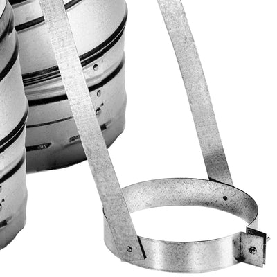 DuraVent DuraPlus 6 Inch 30 Degree Stainless Steel Swiveling Elbow Kit (Damaged) - VMInnovations