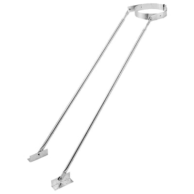 DuraVent Extended Roof Bracket Chimney Support Brace, 6" Diameter (Open Box) - VMInnovations