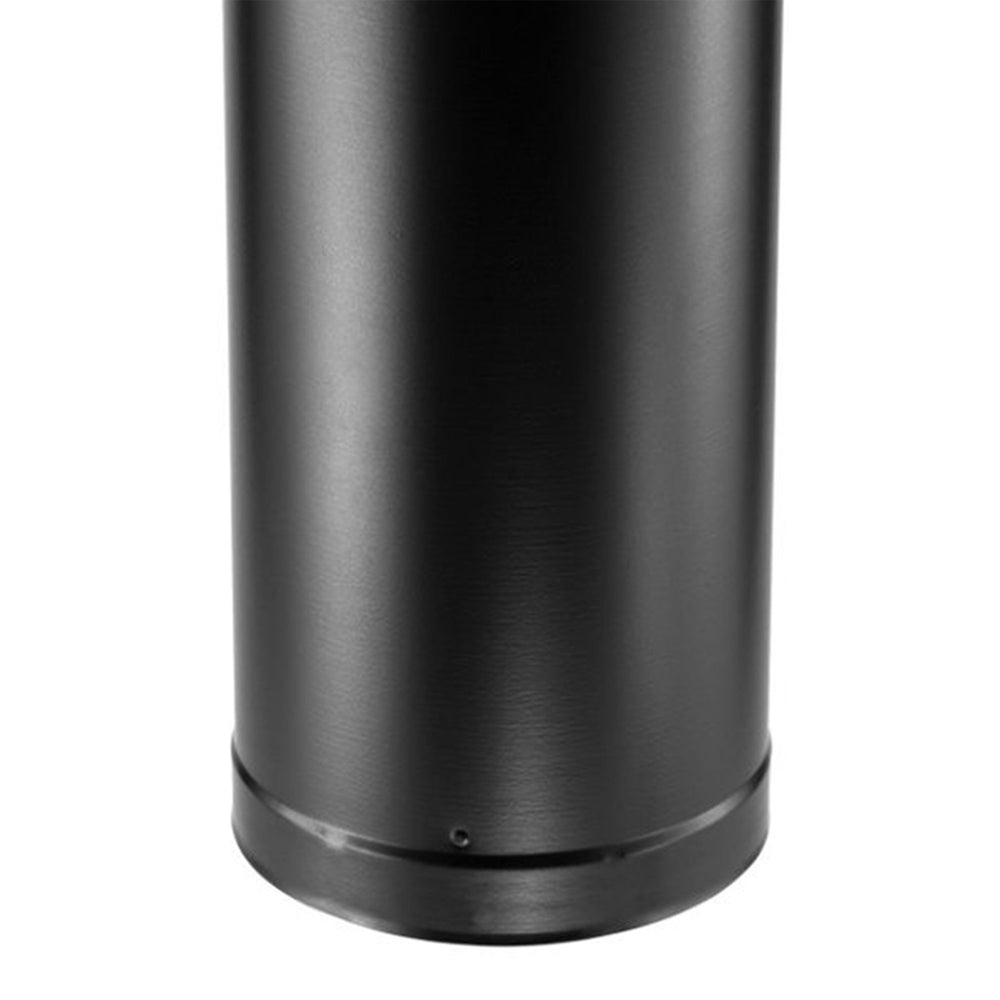 DuraVent Galvanized Steel Double Wall Stove Pipe, 6 x 18 Inch, Black (Open Box) - VMInnovations